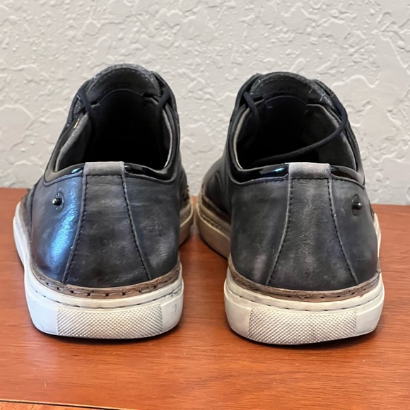 Diesel blue-gray low leather sneakers size 39 (US 8.5) - Picture 12 of 14